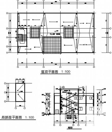 现代风格国际商贸物流接待中心建筑施工CAD图 - 1
