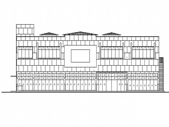 现代风格国际商贸物流接待中心建筑施工CAD图 - 5