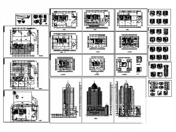 18层欧式商务办公楼建筑施工方案(22张图纸) - 1