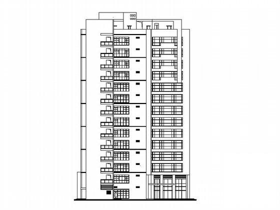 14层现代风格办公楼建筑施工方案 - 4