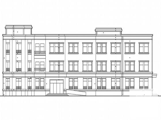 现代风格学院新校区3层行政办公楼建筑设计方案 - 3