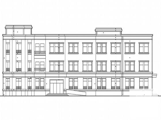 现代风格学院新校区3层行政办公楼建筑设计方案 - 3