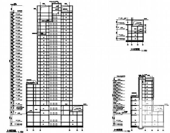 29层现代风格企业办公楼建筑CAD施工图纸 - 4