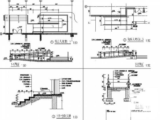 6层现代风格企业办公楼建筑施工套CAD图纸 - 5