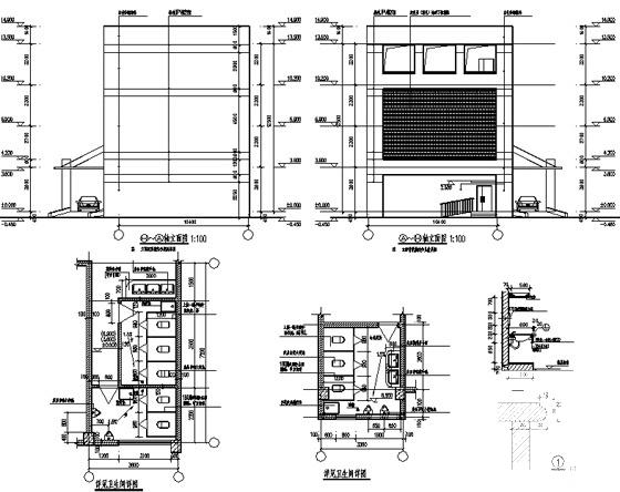 4层现代风格厂区办公楼方案设计施工图纸（含节能设计） - 3