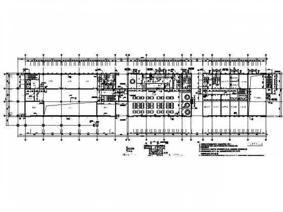 16层现代风格办公楼建筑施工CAD图纸(26415平方米) - 1