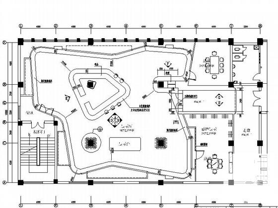 6层现代风格办公楼建筑CAD施工图纸 - 5