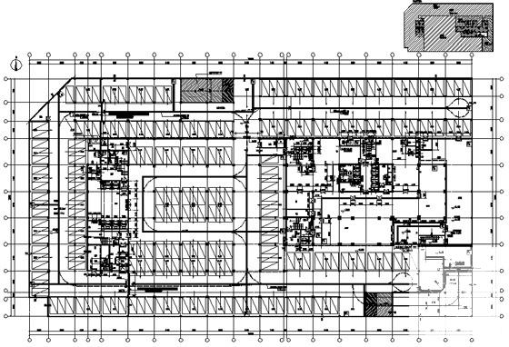 27层幕墙大厦建筑CAD施工图纸（带人防工程） - 4
