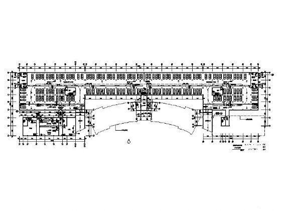 4层中式风格大屋顶办公楼地下车库建筑施工方案(含48张cad) - 5
