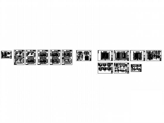 10层办公综合楼建筑施工CAD图纸含效果图纸 - 1