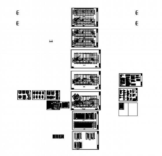 6层现代风格医学院附属医院教学办公楼（及宿舍）建筑施工CAD图纸 - 4