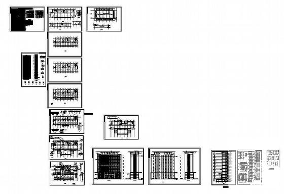 16层科研工程中心办公建筑施工方案(含16张CAD图纸) - 1