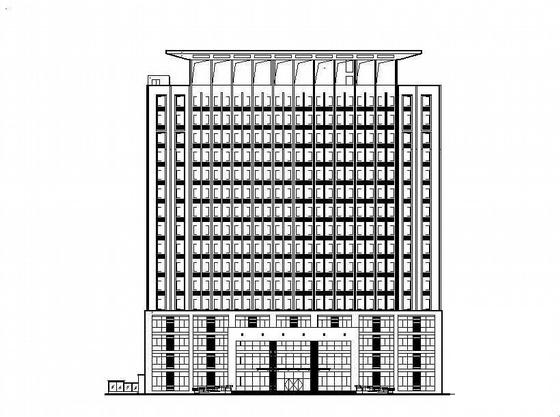 16层科研工程中心办公建筑施工方案(含16张CAD图纸) - 4