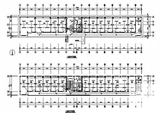 4层中式风格砖混结构办公楼建筑结构水电CAD施工图纸 - 2