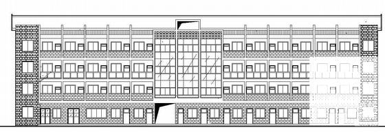 4层中式风格砖混结构办公楼建筑结构水电CAD施工图纸 - 4