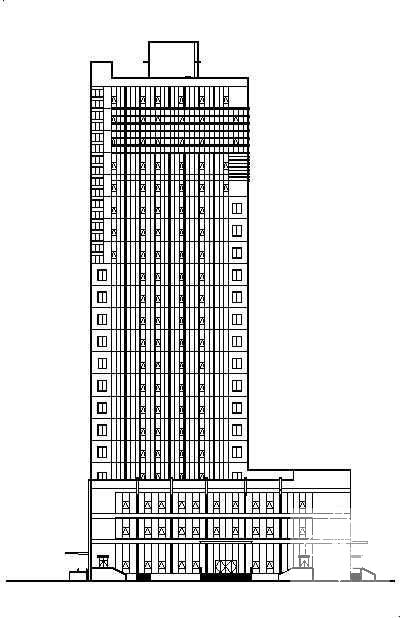 21层现代风格环境科研监测综合楼方案 - 1