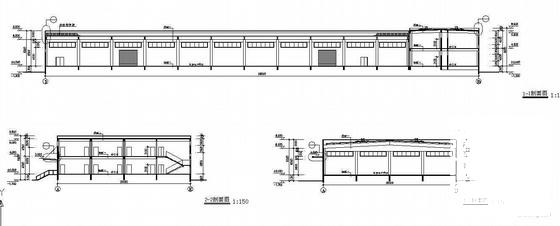 邮政局综合用房建筑结构水电CAD施工图纸 - 1