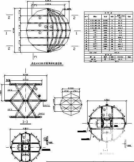 现代风格30米仿东方明珠式不锈钢工艺塔建筑施工CAD图纸 - 4