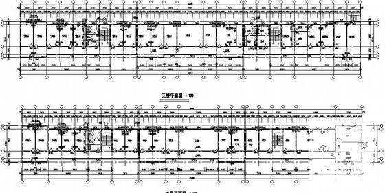 干警宿舍办公综合楼建筑扩初图纸(9张) - 1