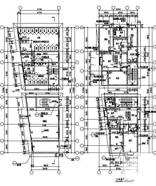 6层砖混结构环卫设施住宿办公综合楼建筑施工CAD图纸 - 1