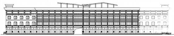 地方4层综合楼建筑施工CAD图纸(含建筑设计说明) - 1
