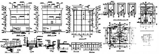 地方4层综合楼建筑施工CAD图纸(含建筑设计说明) - 4