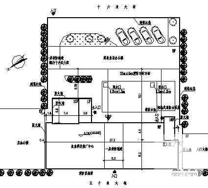 9层欧陆风格办公大楼建筑工程成套设计CAD施工图纸 - 2