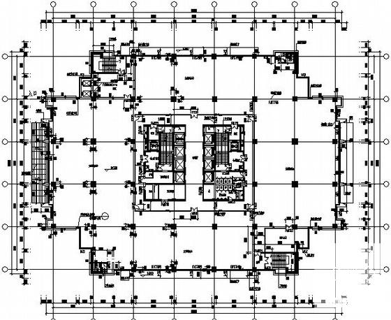 24层现代风格商业办公楼建筑施工CAD图纸 - 1