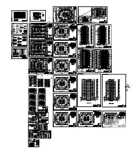 24层现代风格商业办公楼建筑施工CAD图纸 - 4
