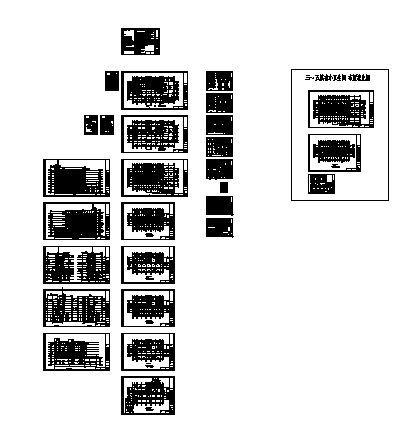 9层框架结构科技综合大楼建筑施工设计cad - 2