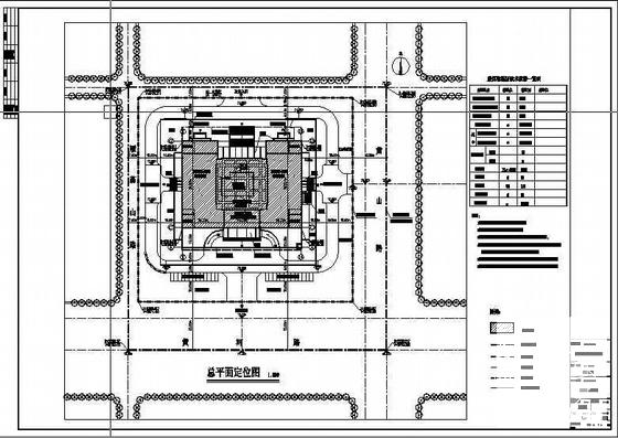 21层电力调度中心欧陆风格框架剪力墙办公楼建筑施工CAD图纸 - 1