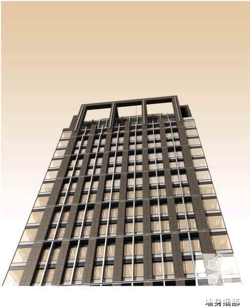 21层电力调度中心欧陆风格框架剪力墙办公楼建筑施工CAD图纸 - 2