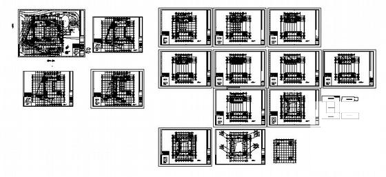 19层现代风格广电建筑设计大楼建筑施工CAD图纸 - 1