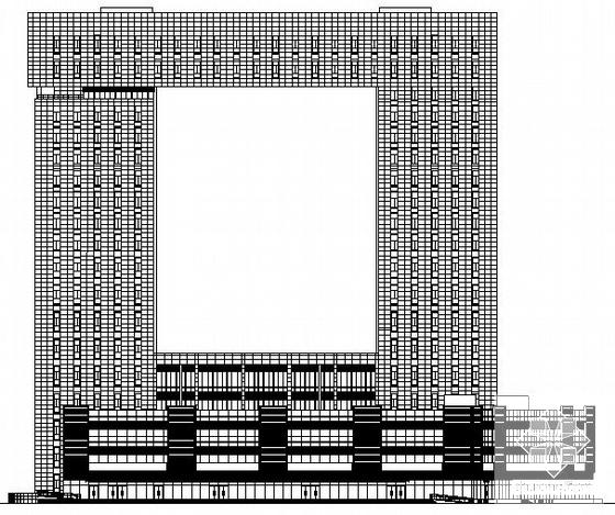 19层现代风格广电建筑设计大楼建筑施工CAD图纸 - 2