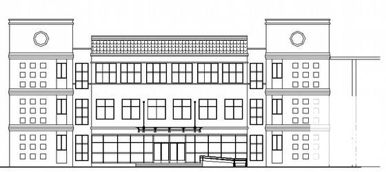 人民医院迁建项目3层行政办公楼建筑施工CAD图纸(平屋顶) - 3
