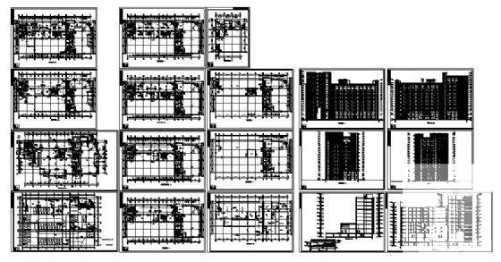 现代风格框架结构10层办公楼建筑方案设计CAD图纸 - 2