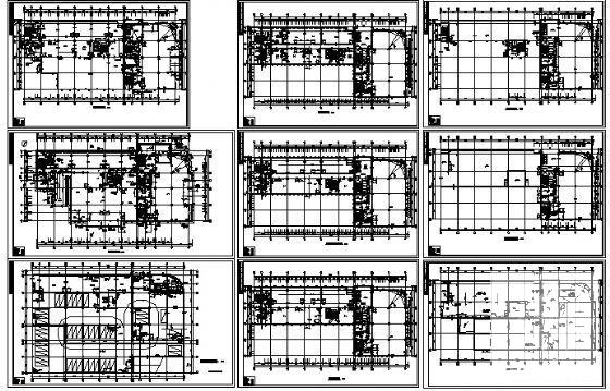 现代风格框架结构10层办公楼建筑方案设计CAD图纸 - 4