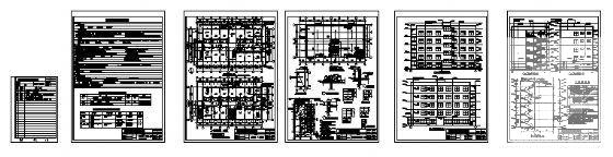 工业园5层20米高砖混结构办公楼建筑结构方案设计CAD图纸 - 4