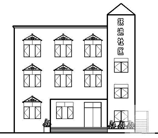 10.8米砖混结构3层办公楼建筑结构方案设计CAD图纸 - 2