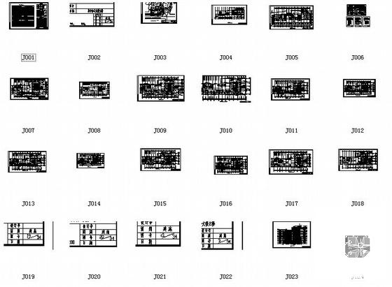 剪力墙结构22层综合大楼建筑施工CAD图纸 - 1