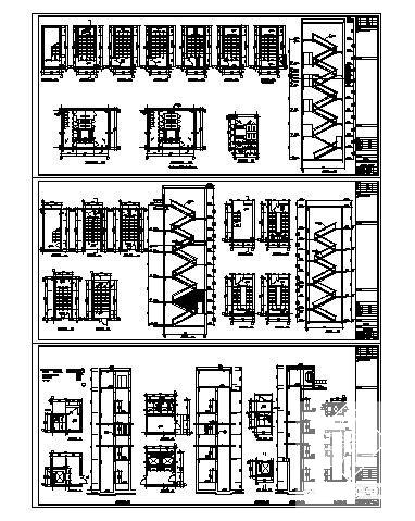 良乡10层综合楼建筑CAD施工图纸 - 3