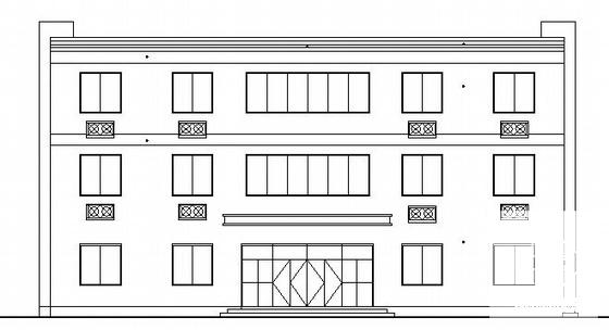 3层乡村小办公楼建筑结构CAD施工图纸 - 3