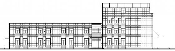 镇砖混结构4层办公楼建筑施工CAD图纸 - 3