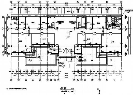 3层框架结构办公楼建筑施工CAD图纸 - 2
