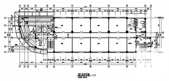 框架结构10层办公楼建筑方案设计CAD图纸 - 1