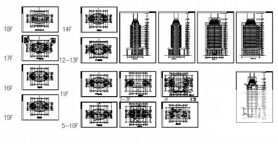 18层高层办公建筑设计方案 - 2