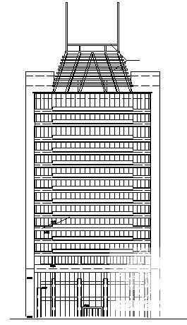 18层高层办公建筑设计方案 - 4