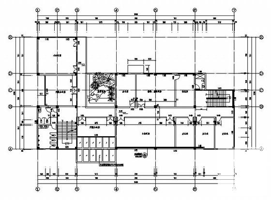 4层小型办公楼建筑施工CAD图纸(带效果图纸) - 2