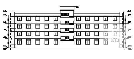 纺织厂4层办公楼建筑结构CAD施工图纸 - 2