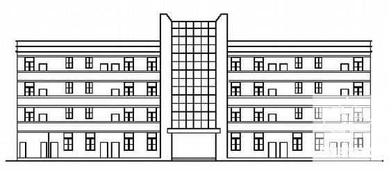 纺织厂4层办公楼建筑结构CAD施工图纸 - 3